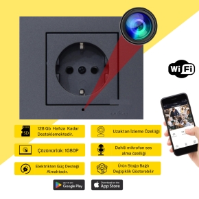 F�me Duvar Prizi Wifi Gizli Kamera